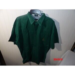 CHAPS Ralph Lauren Mens XL Cotton Short Sleeve‎ Shirt Button